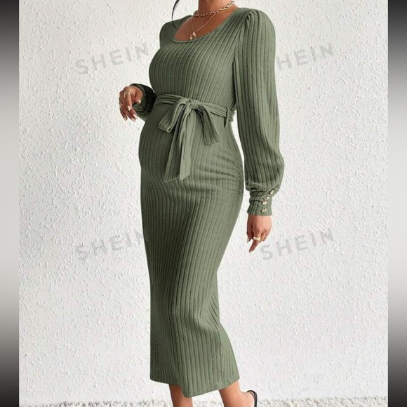 Maxi maternity dress - Picture 2 of 4